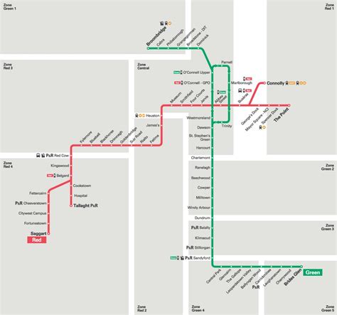 luas and dart smart card|luas red and green line.